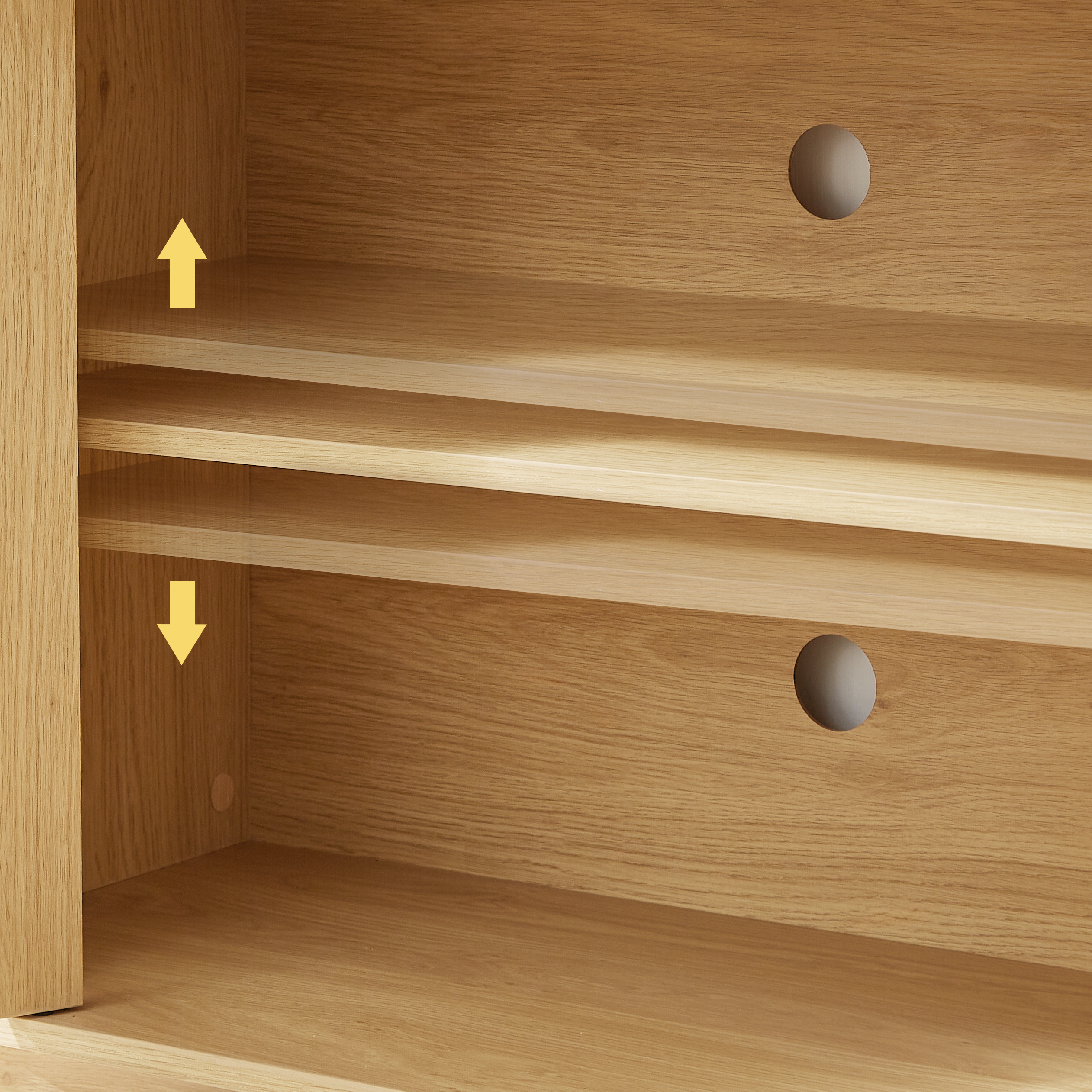 39F Inc. - Wholesale Cabinet - 64''Wave Pattern Sideboard Storage Cabinet TV Stand,3 Colors14