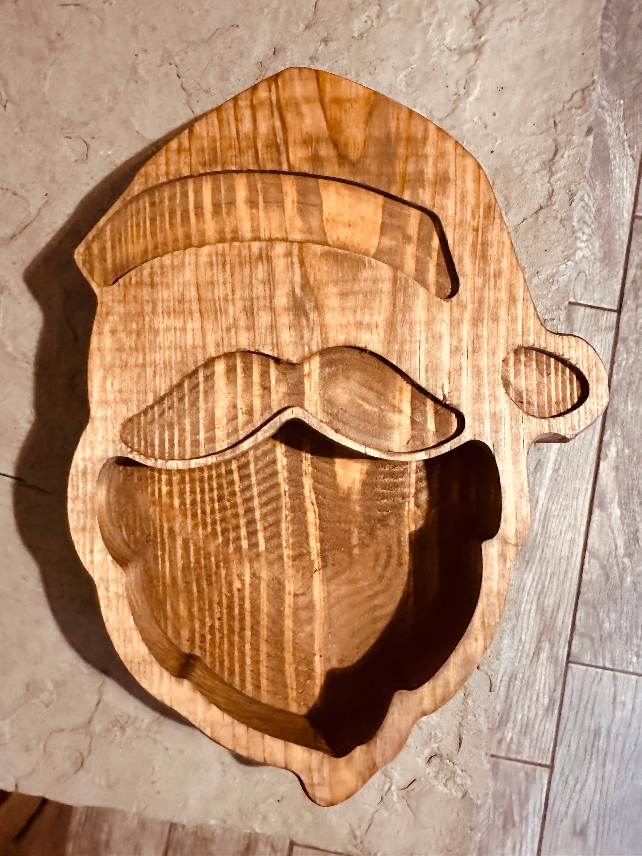 McCain's Furniture Co - Wholesale Candle Holder - Santa Bundle of 5 Candle-Ready Wooden Bowls - Candle Holder4