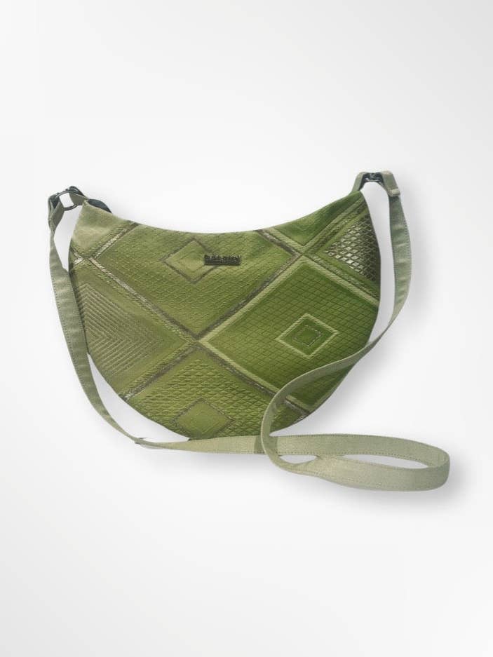 Tasche Midori and Silver mit geometrischem Halbmond für den Großhandel von Koi Girl