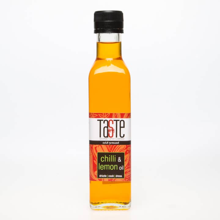 Óleo de pimenta e limão 250ml | Óleo aromatizado, óleo infundido por atacado de Taste Gourmet Spice Co