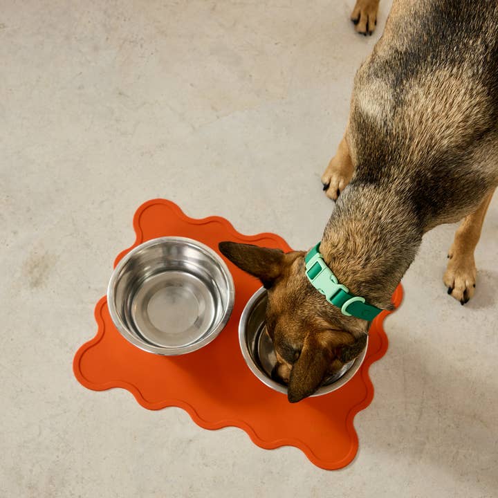 Approved by Fritz - USA - Wholesale Pet Food Mat - Dog - The Fritz Bowl Mat For Dogs | For Ceramic Bowls, Stainless 4