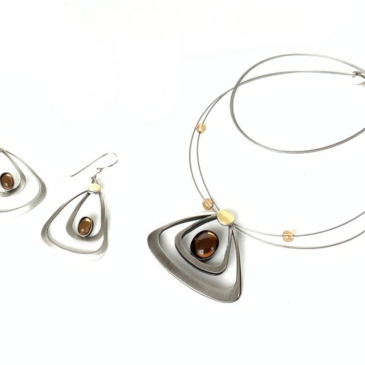 Christophe Poly / Crono Design - Vente Parures de bijoux - ENSEMBLES Préemballés (DFY1) - 6xColliers17'' & Ensembles d'Oreilles & Présentoirs Gratuits9