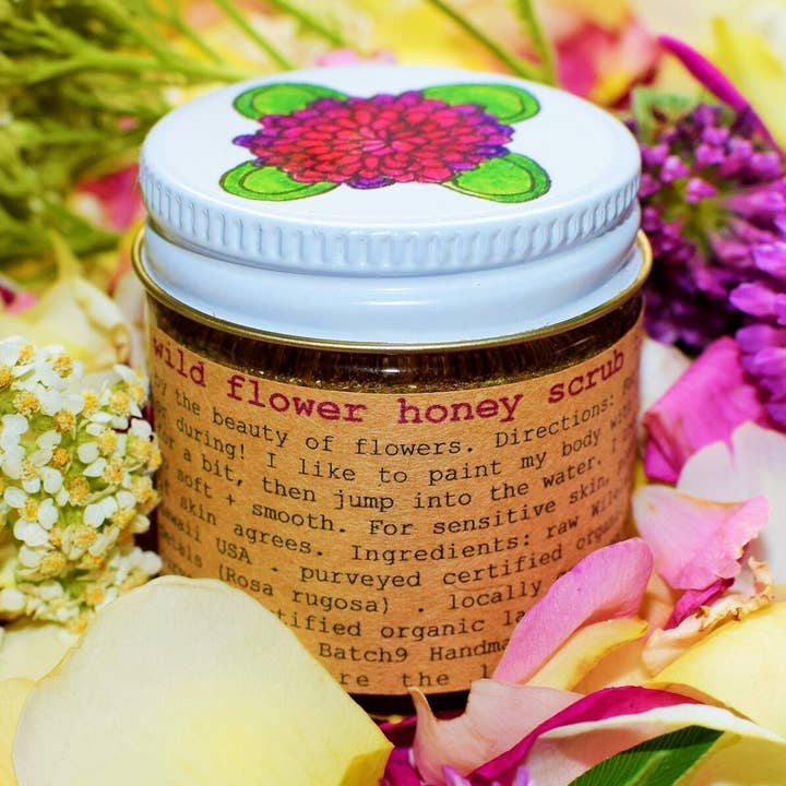 Plant Makeup - Wholesale Facial Exfoliant/Scrub - Wild Flower Honey Scrub0