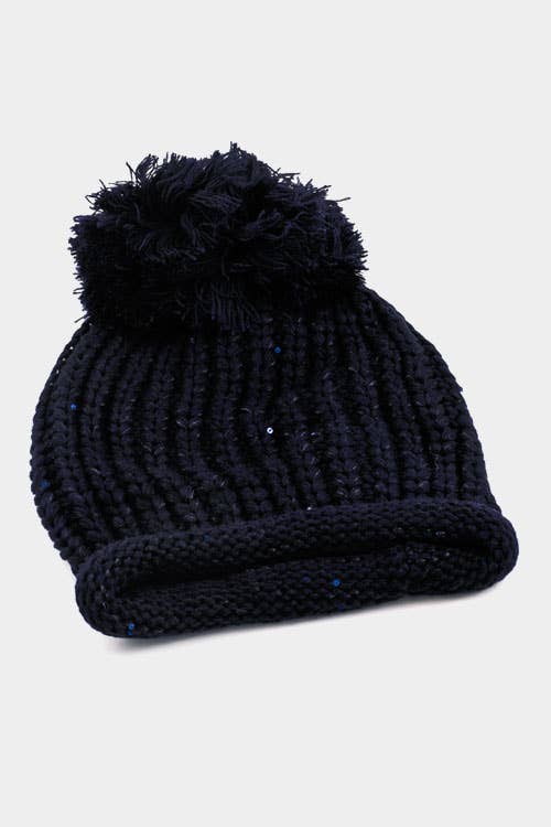 Andrea Bijoux – Gorro - Mulher por atacado – Gorro Malha Textura com Pele2