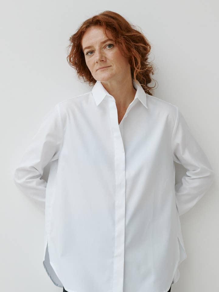 CAPSULE by Agnė Gilytė - Wholesale Button Down Shirt - Women's - Shirt 'FLORENCE' | high quality cotton0