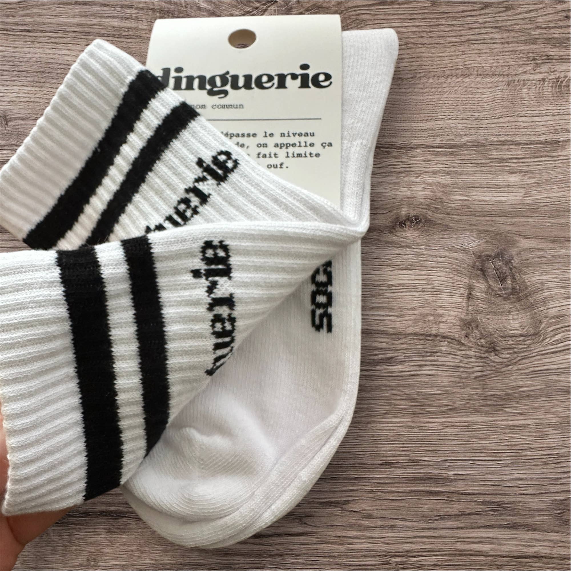 sockette - Wholesale Socks - Women's - Christmas gift: funny tennis socks, embroidered text LAZY4