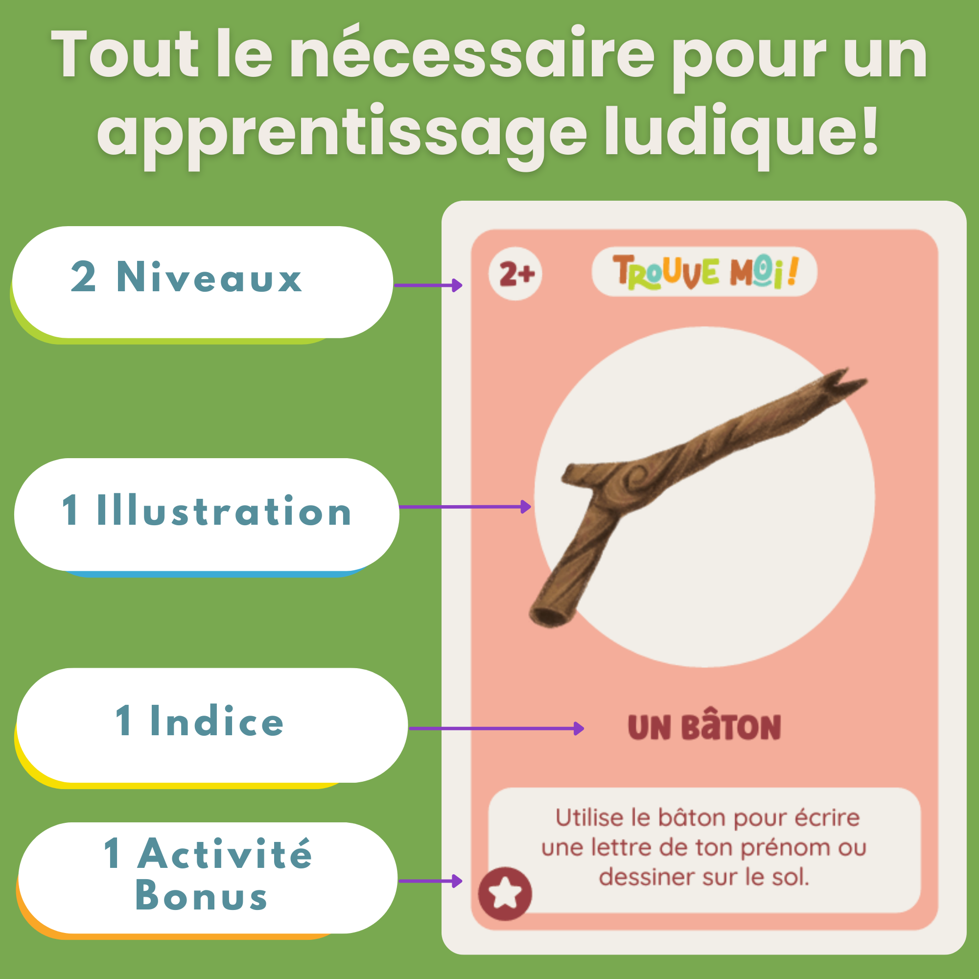 Oh Happy Games - Jeux de société - Wholesale Learning Cards - Kids & Baby - Find Me! The Educational and Fun Card Game Approved by Parents - Outdoors - For Children Aged 2 to 6 Years2