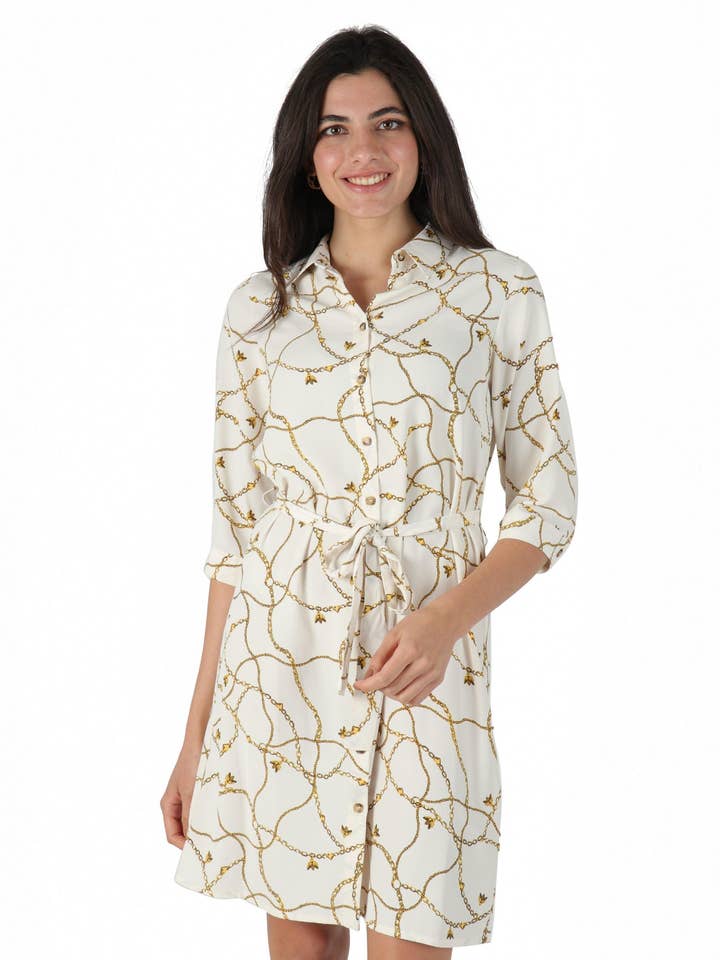 Chain Print Tunic for wholesale by Marina Kaneva