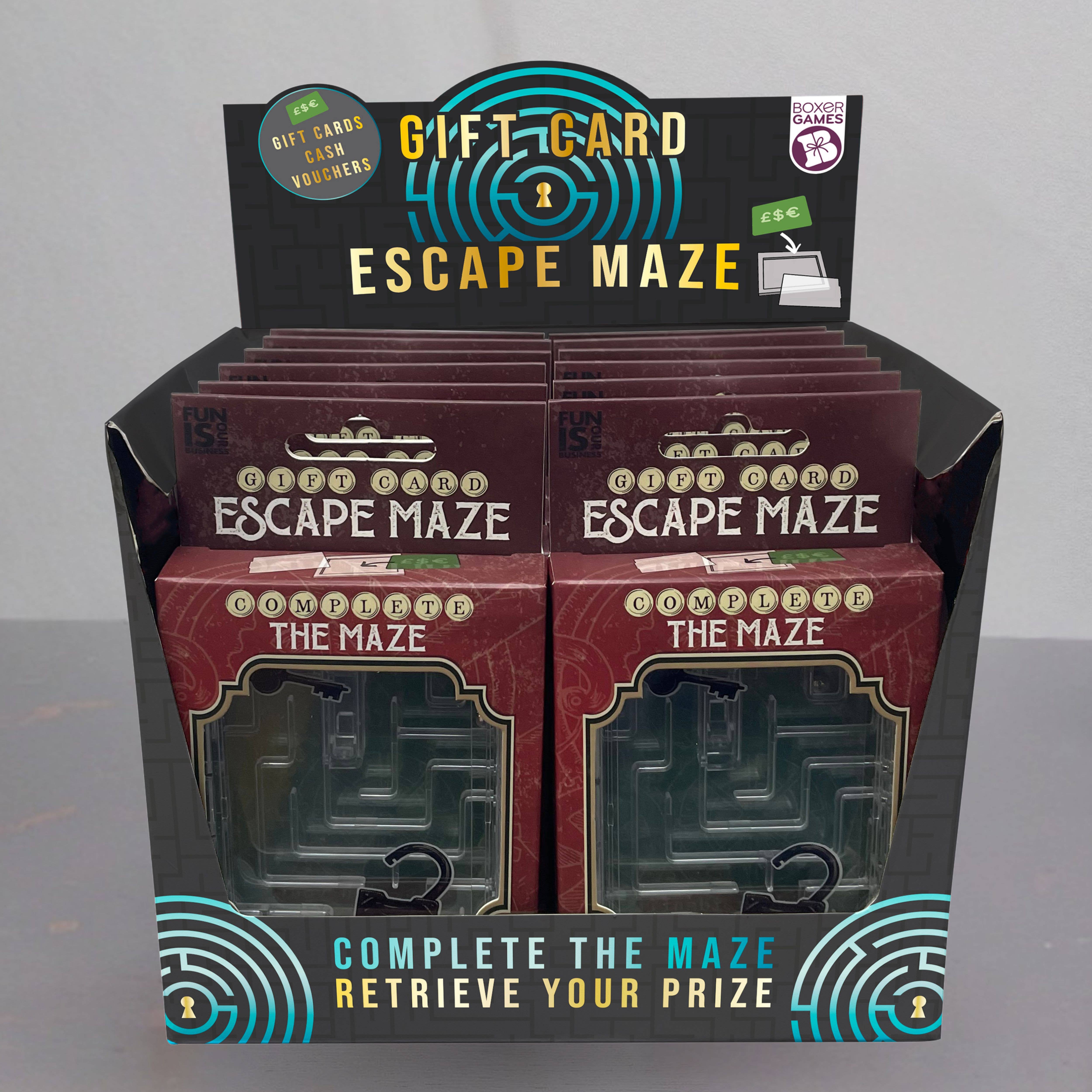 Boxer Gifts - Wholesale Gag Gift/Novelty Gift - Gift Card Puzzle Escape Maze - Christmas Stocking Stuffers1