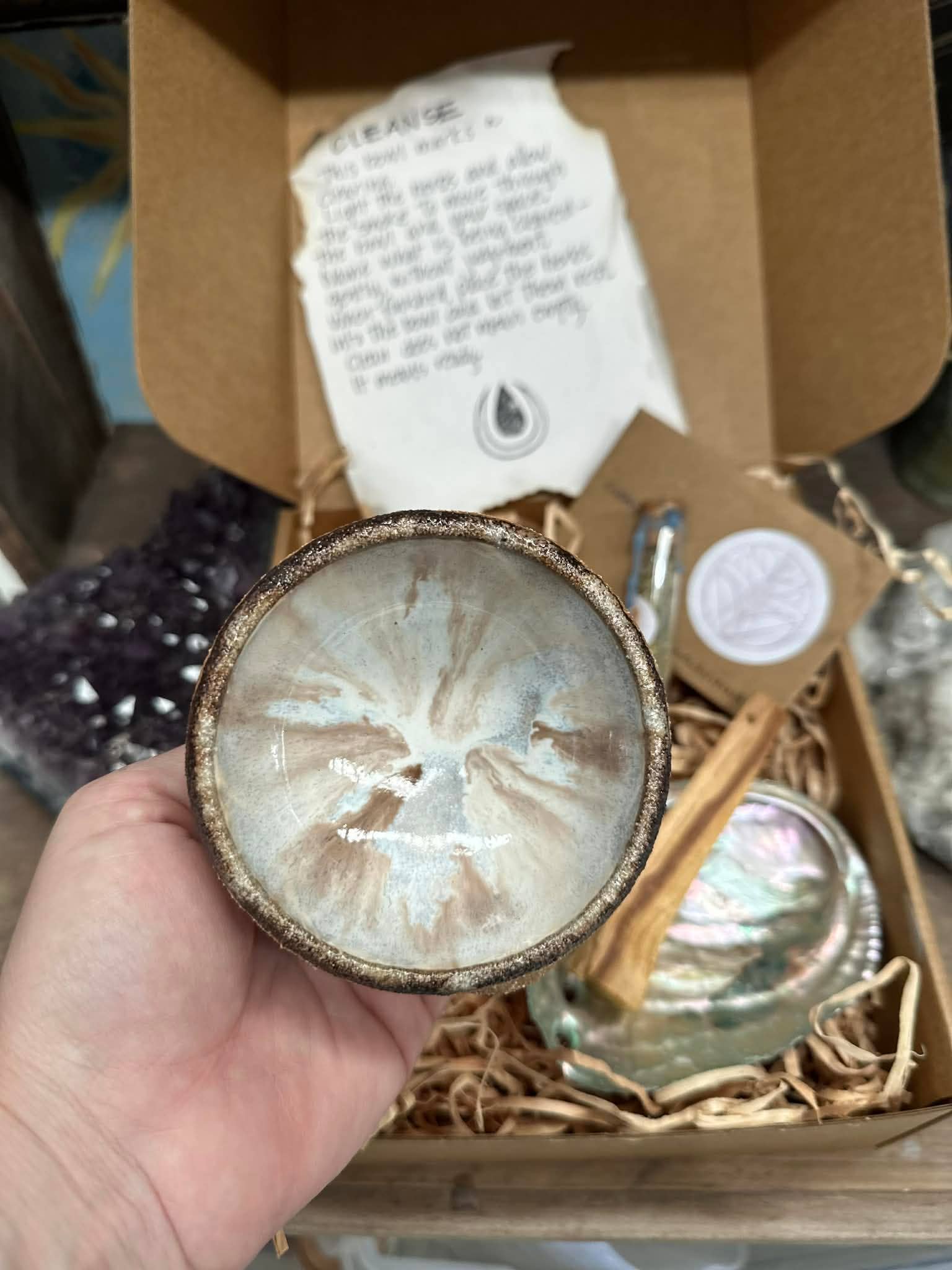 Carys Martin Ceramics - Wholesale Meditation Supplies - Cariad Ritial Kit - Cleanse2