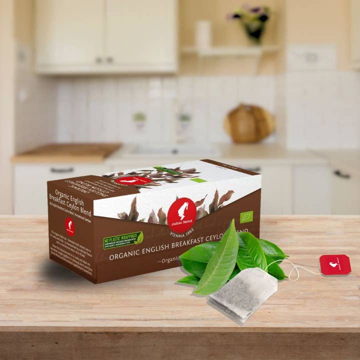 Enjoy Better Coffee & Tea - Wholesale Tea Bags - Julius Meinl Organic English Breakfast Ceylon Black Tea 5ct