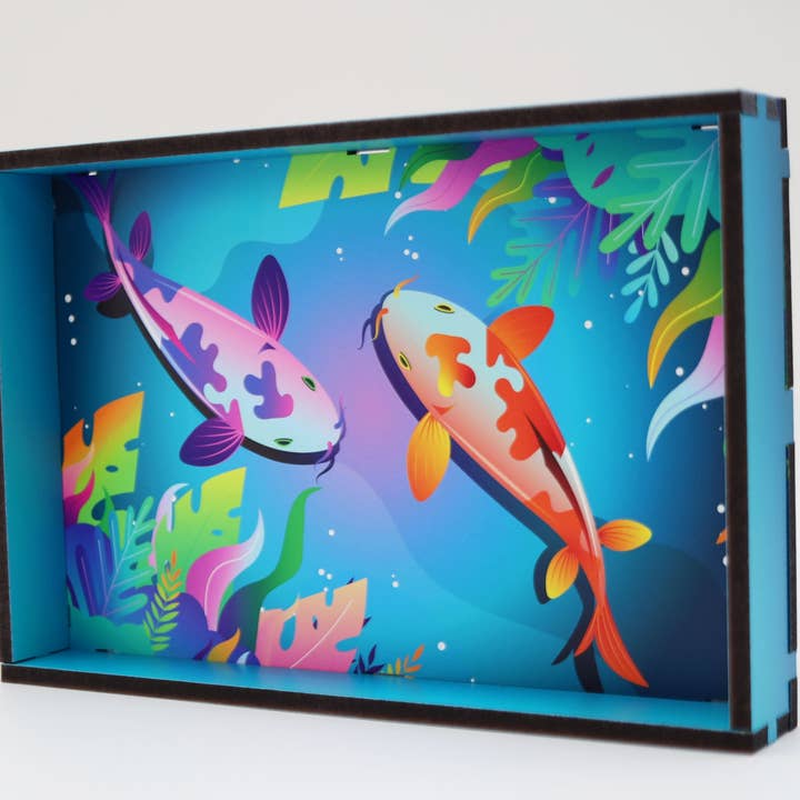 Chromatic Dice Tray - Koi for wholesale by Foam Brain Games