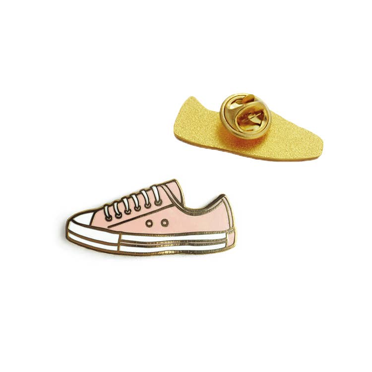 akrDesignStudio - Venta al por mayor Botón/prendedor - Pin de solapa de moda zapatilla rosa2
