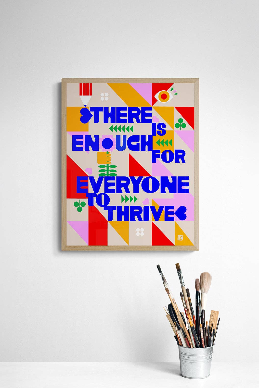 Lisa Congdon Art & Illustration - Wholesale Art Print - There is Enough for Everyone - Art Print1