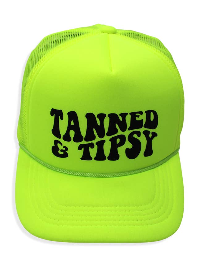 TANNED & TIPSY Trucker Hat for wholesale by Luckless Outfitters