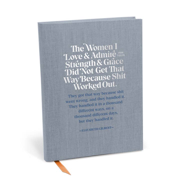 Elizabeth Gilbert The Women I Love and Admire Journal for wholesale by Em & Friends UK
