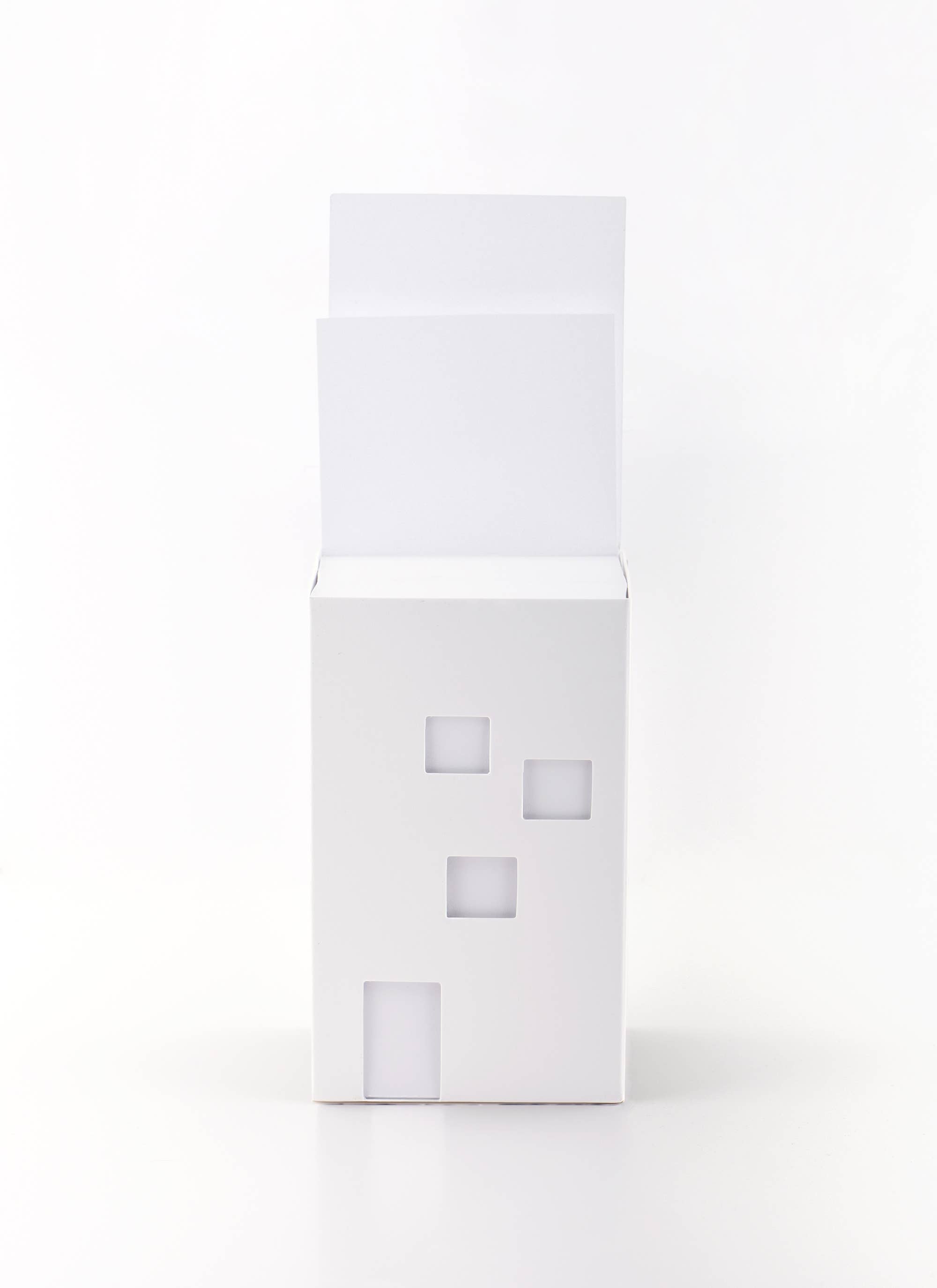Cinqpoints - Wholesale Notepad - White notepad shaped as a building - Gift1