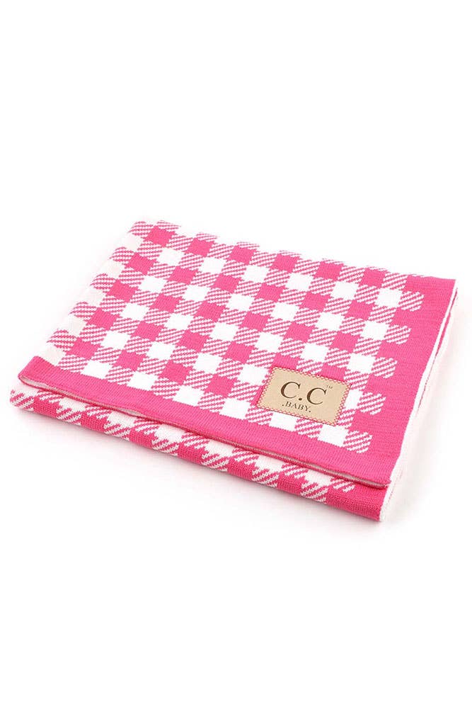 Hana - Wholesale Bedding Blanket - Kids & Baby - C.C Buffalo Check Baby Blanket3
