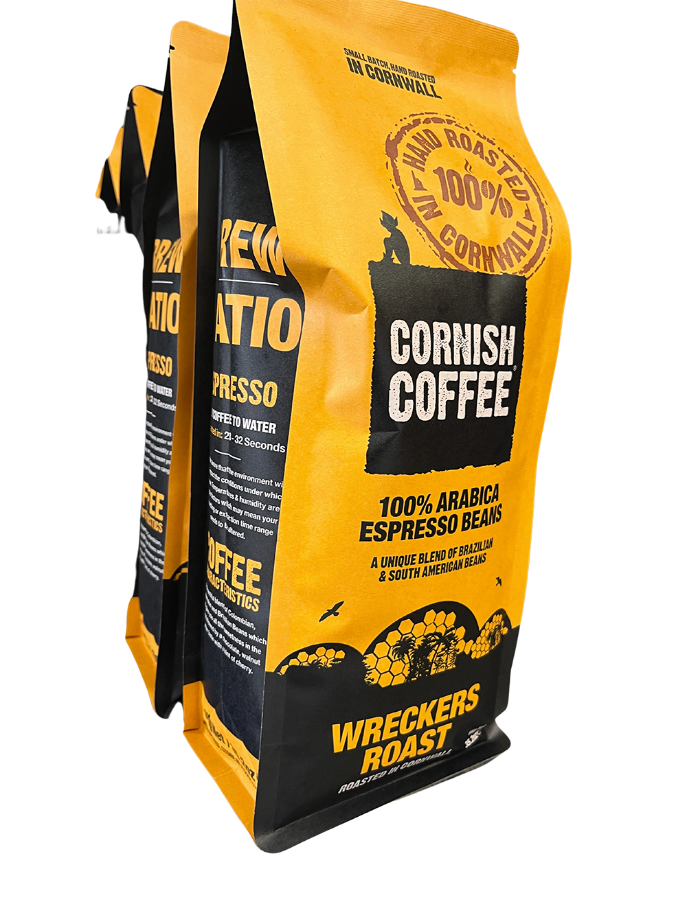 Cornish Tea and Cornish Coffee - Wholesale Coffee beans - 6x 1kg Wreckers Espresso Beans1