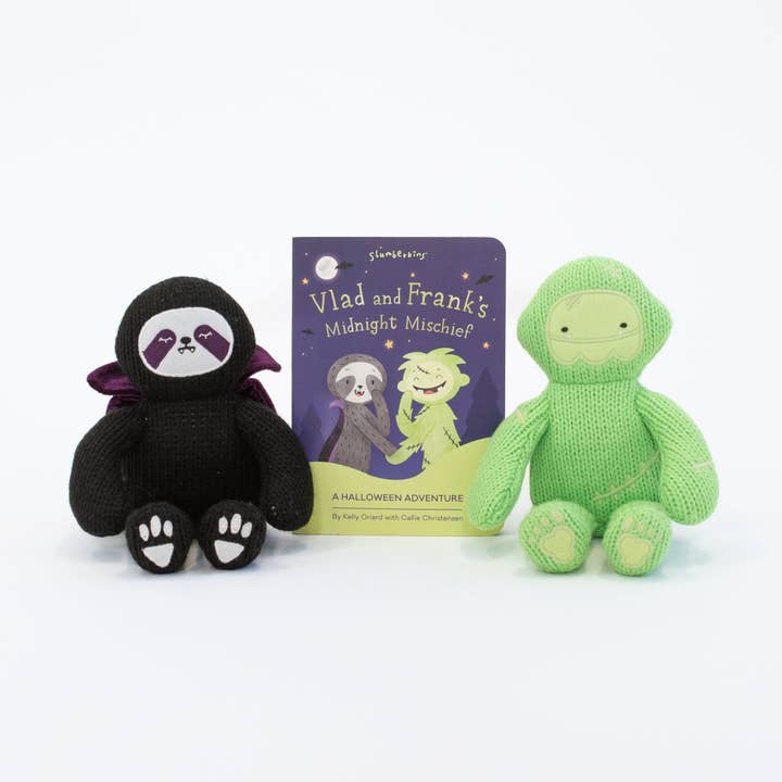 Slumberkins Inc. - Wholesale Stuffed/Plush Toy - Kids & Baby - Vlad & Frank Midnight Mischief Set