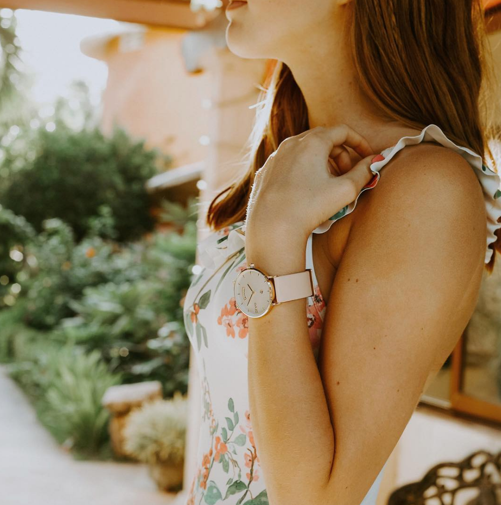 Arvo - Wholesale Wrist Watch - Women's - Arvo Awristacrat Watch - Gold - Blush Leather Band4