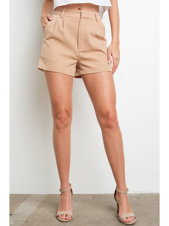 KIWI - Wholesale Shorts - Women's - IP2774 High Waisted Dressy Shorts