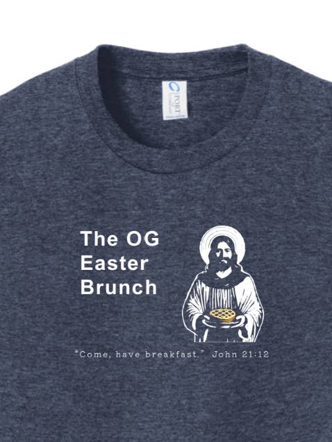 De originele Paasbrunch - Johannes 21:12 Jongeren T-shirt voor wholesale door Sock Religious
