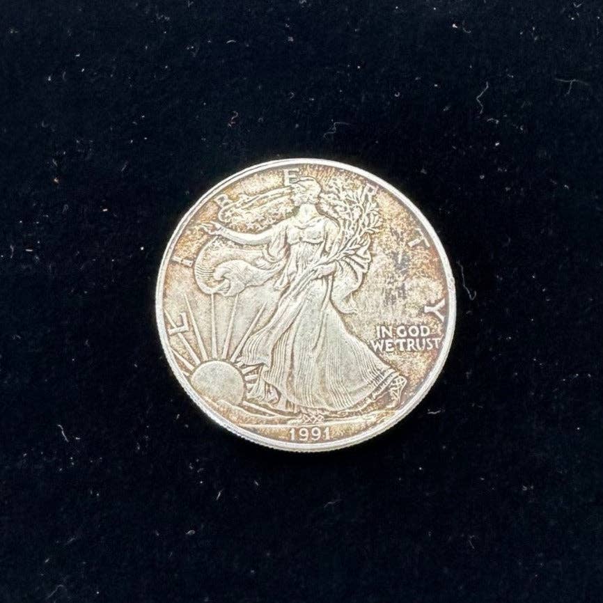 Mountainstruck Coin Rings and Jewelry - Wholesale Necktie - Men's - U.S. Silver Eagle Hand Cut Coin Bolo Tie2