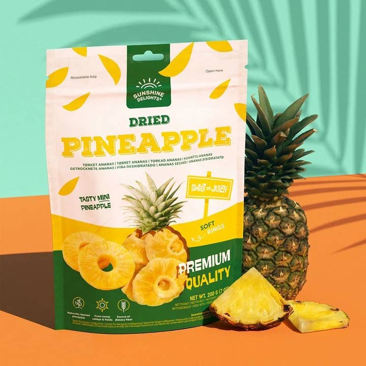 Dried pineapples – 100 g for wholesale by LS GROUP