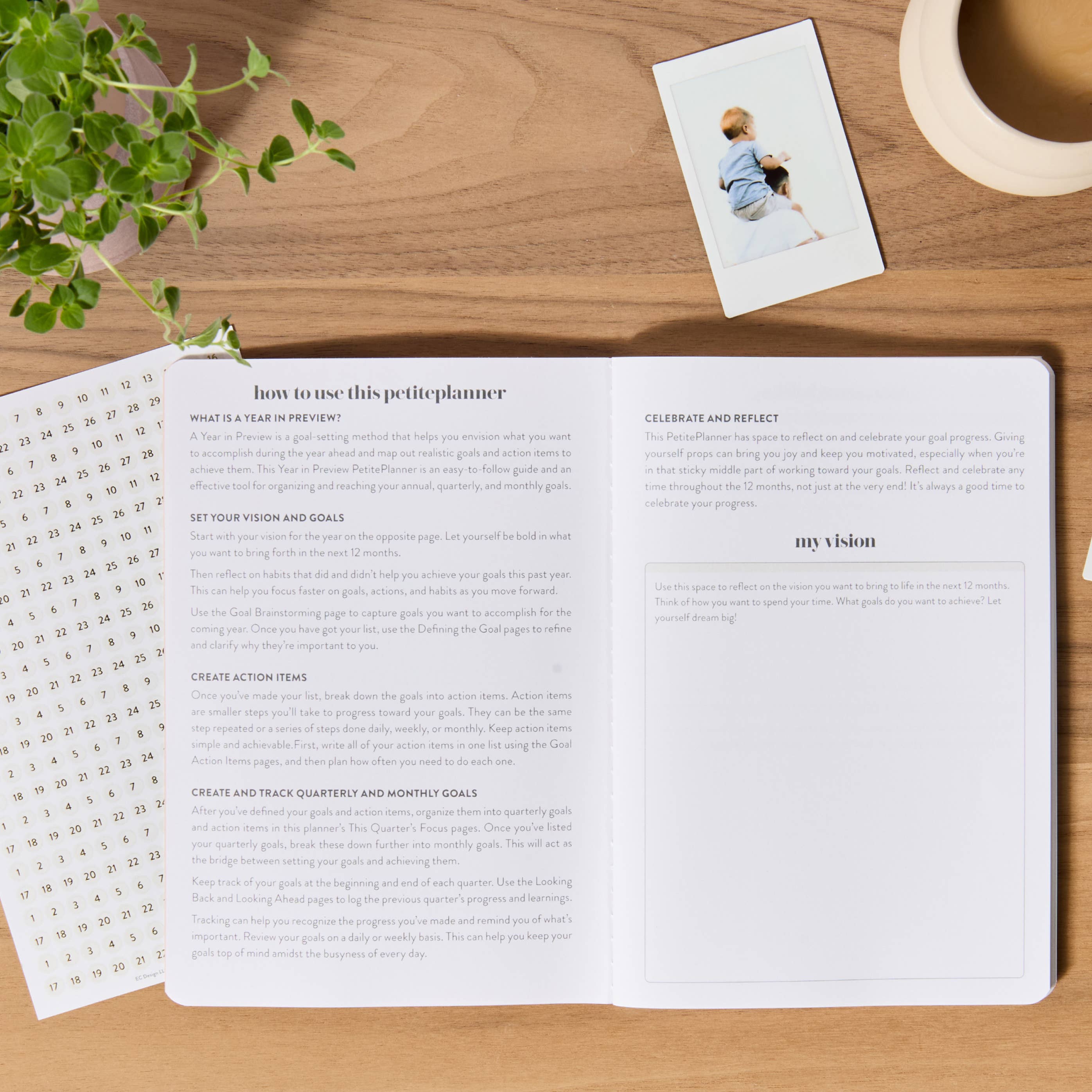 Erin Condren Design - Vente Journal intime - Agenda Petite Année en Aperçu - Forme d'Onde1