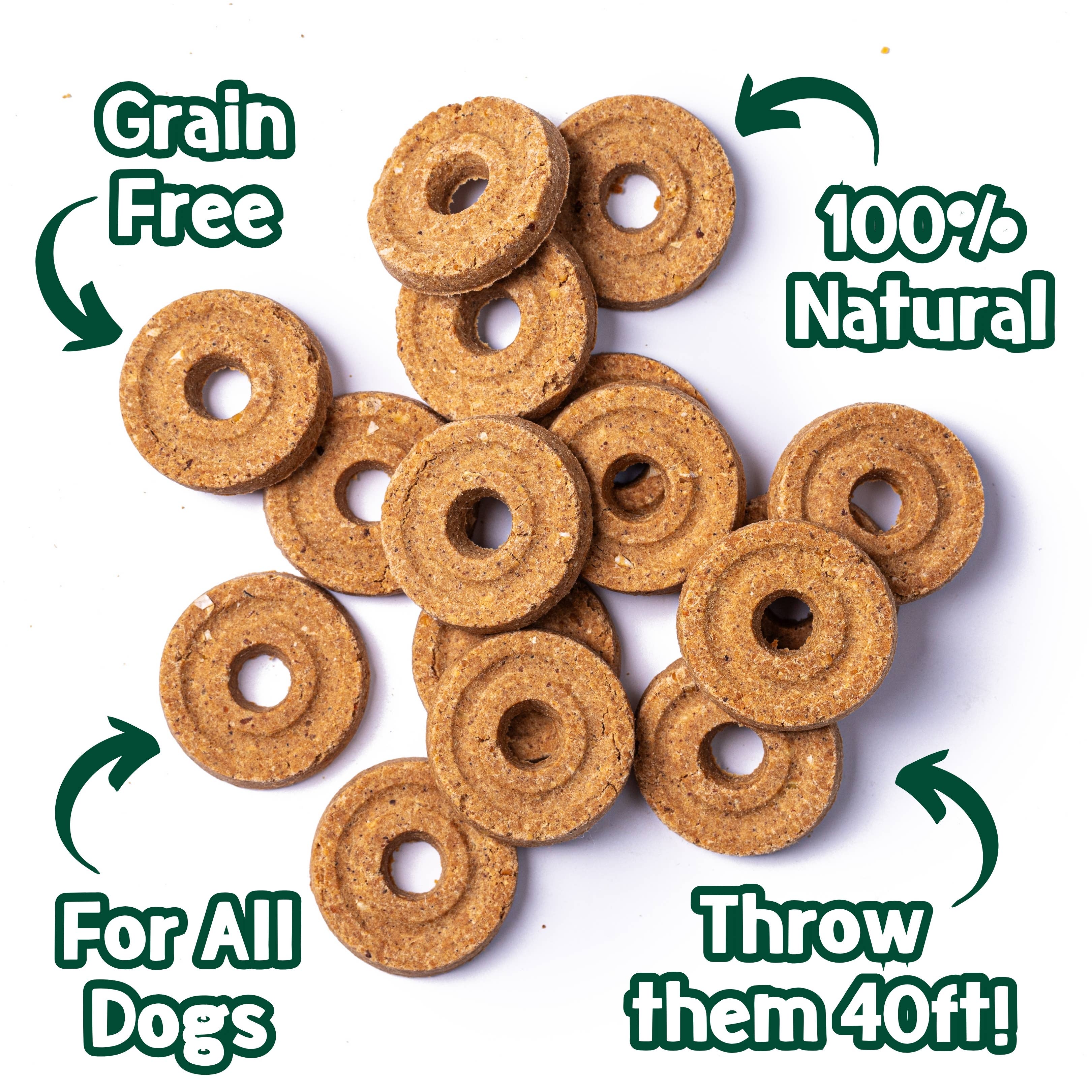 PARK LiFE – wholesale Pet biscuits – Dog – Fris Bix Frisbee Shaped Biscuits Peanut Butter 100g Pouch4