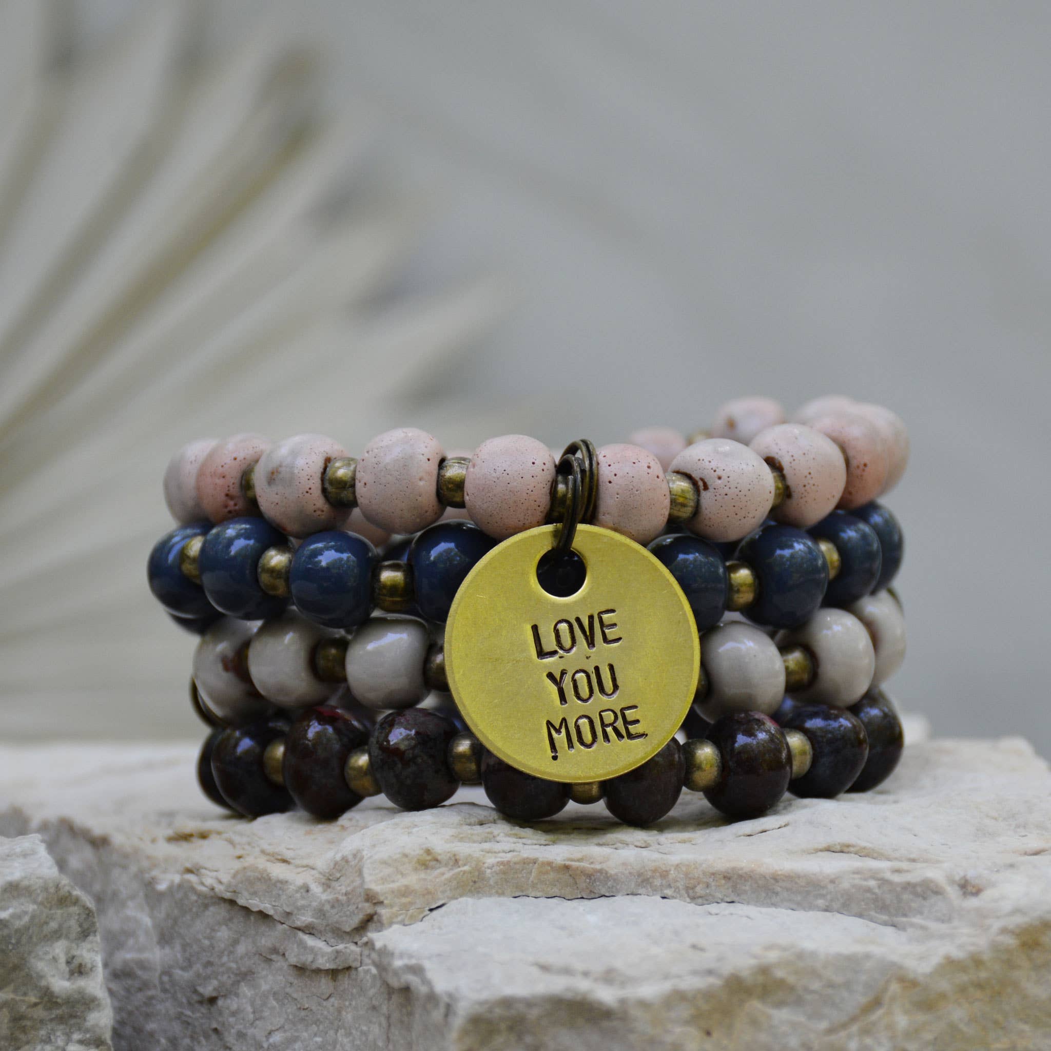 Bel Koz Haiti - Wholesale Beaded Bracelet - Teal | Bel Koz Round Clay Bead Bracelet3