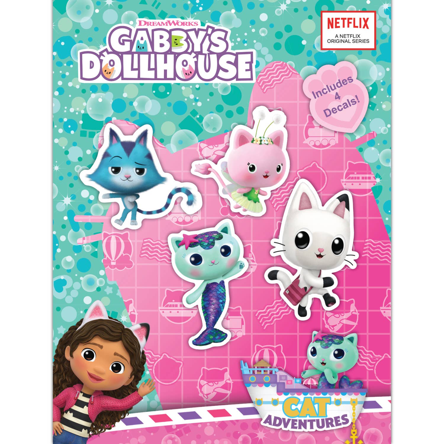 Decalcomania - Wholesale Sticker - Licensed Gabby's Dollhouse Car Tumbler Stickers Decals0
