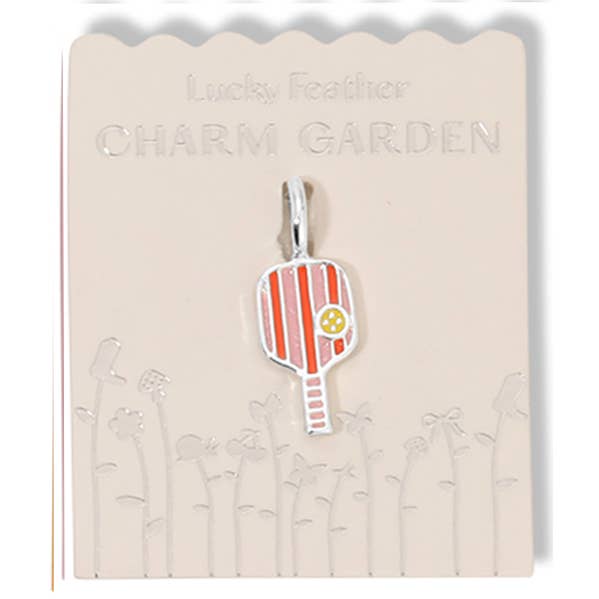 Charm Garden - Silber - Pickleball Charm für den Großhandel von Lucky Feather