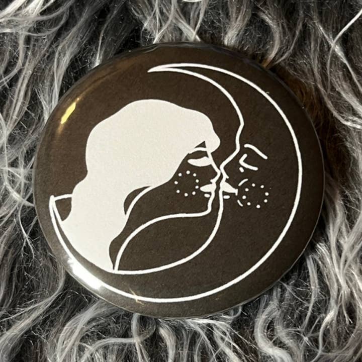 Épingle Luna Noire pour la vente par Little Faun Tattoo