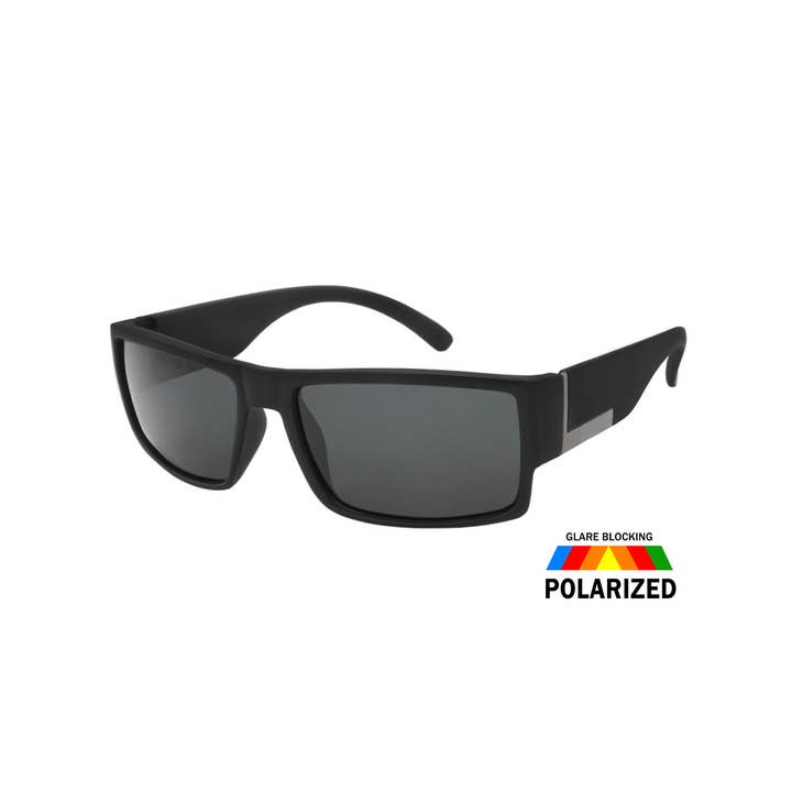 Shark Eyes, Inc - Wholesale Sunglasses - Men's - Polarized Mens Locs Like Style Sunglasses Square Frame Mens7