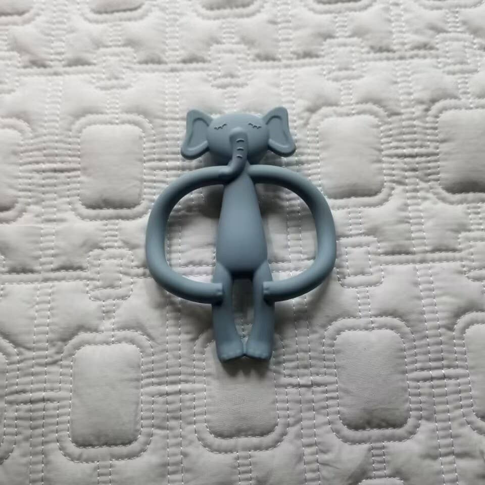 D & C TOYS - Wholesale Teether (Not Clip-On) - Baby - Elephant Teether Toy Baby Silicone Molar Teether0