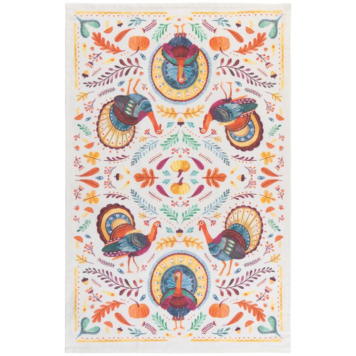 Autumn Plenty Thanksgiving Dishtowel for wholesale by Now Designs by Danica