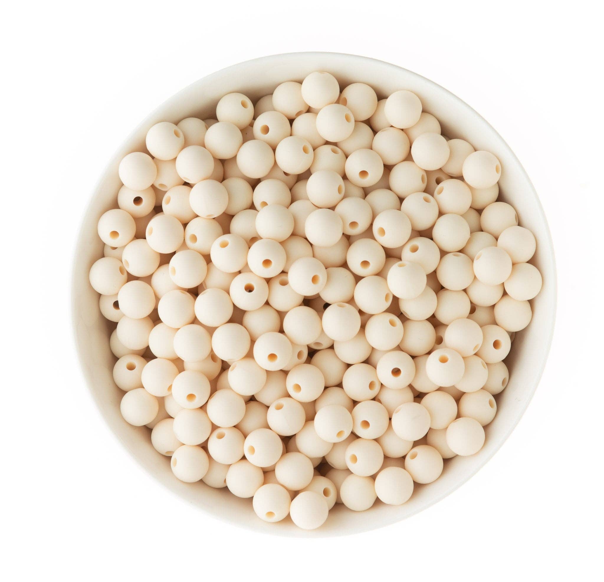 Cara & Co Silicone Craft Supply – Missangas por atacado – Contas redondas de silicone de 9 mm35