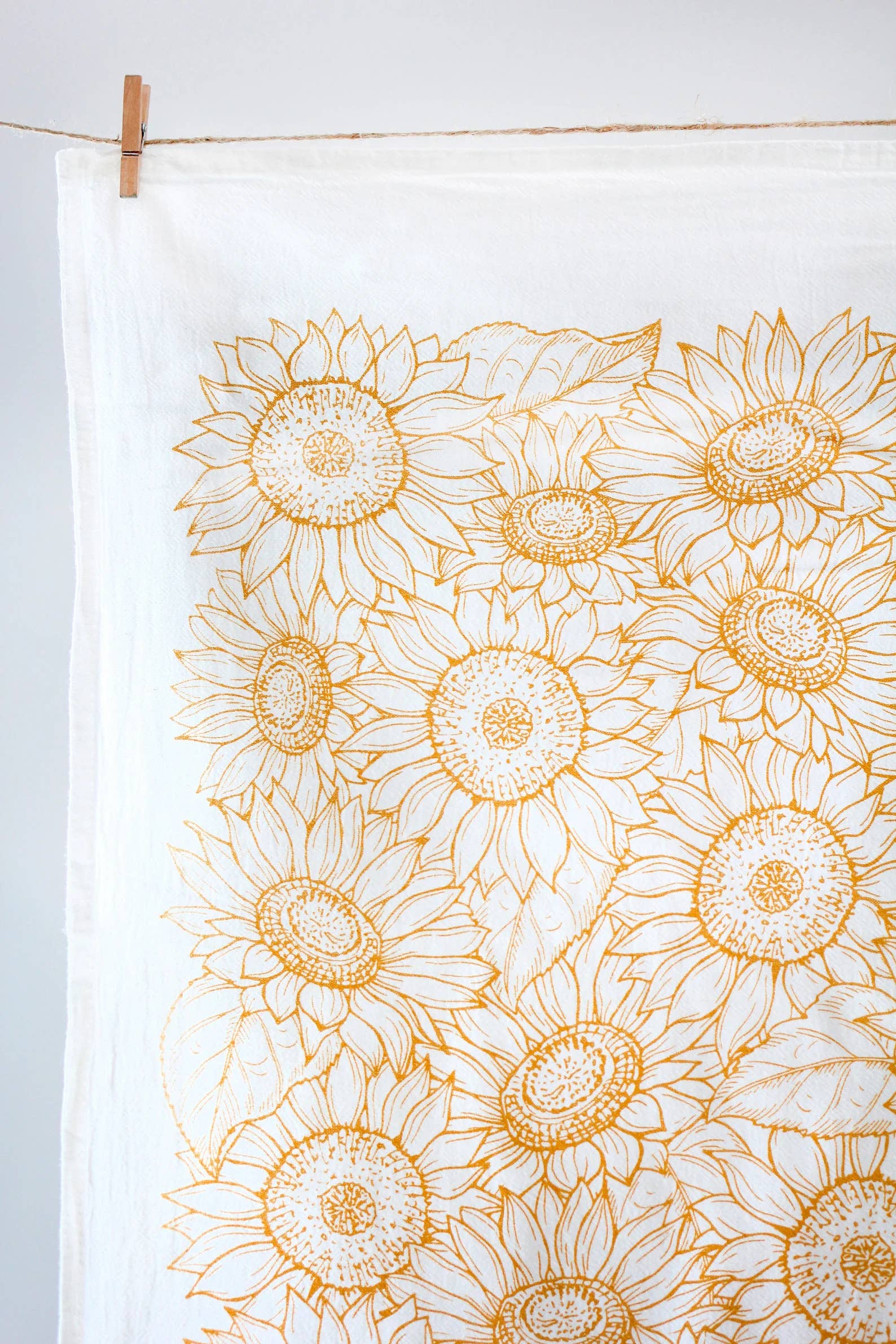 Highland Ridge  |  Handmade Home Decor - Wholesale Tea Towel - Sunflower Tea Towel5