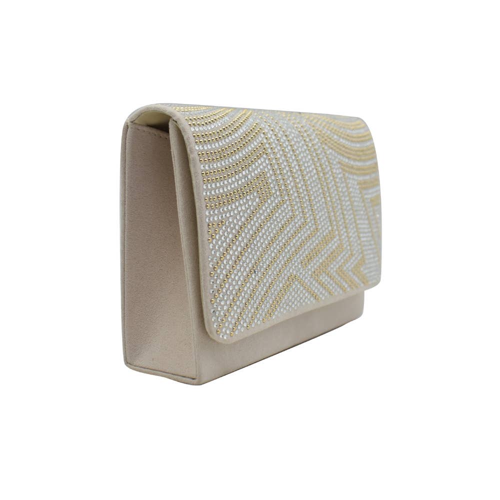 Belle Trading Ltd - Wholesale Clutch Bag - Women's - Alice Art Deco Inspired Jewelled Clutch Bag with Chain Strap10