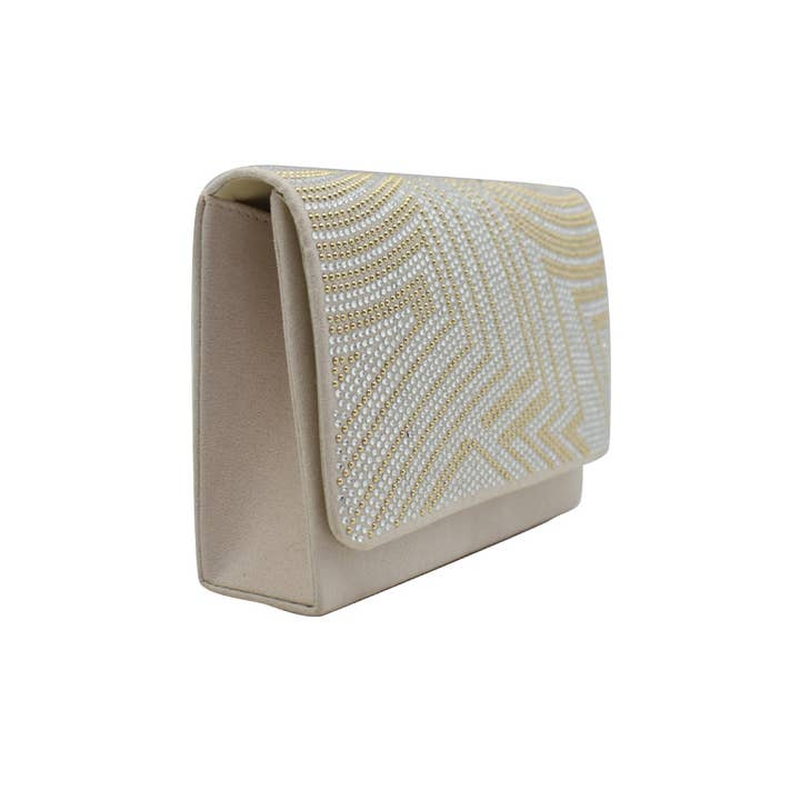 Belle Trading Ltd - Wholesale Clutch Bag - Women's - Alice Art Deco Inspired Jewelled Clutch Bag with Chain Strap10