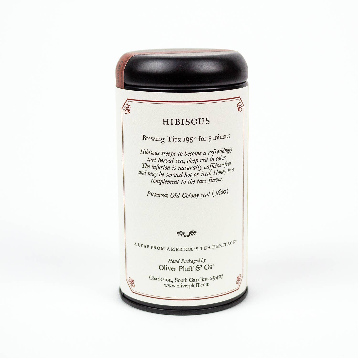 Oliver Pluff & Company - Venta al por mayor Tés a granel - Hibiscus - Té suelto en lata de té firma3