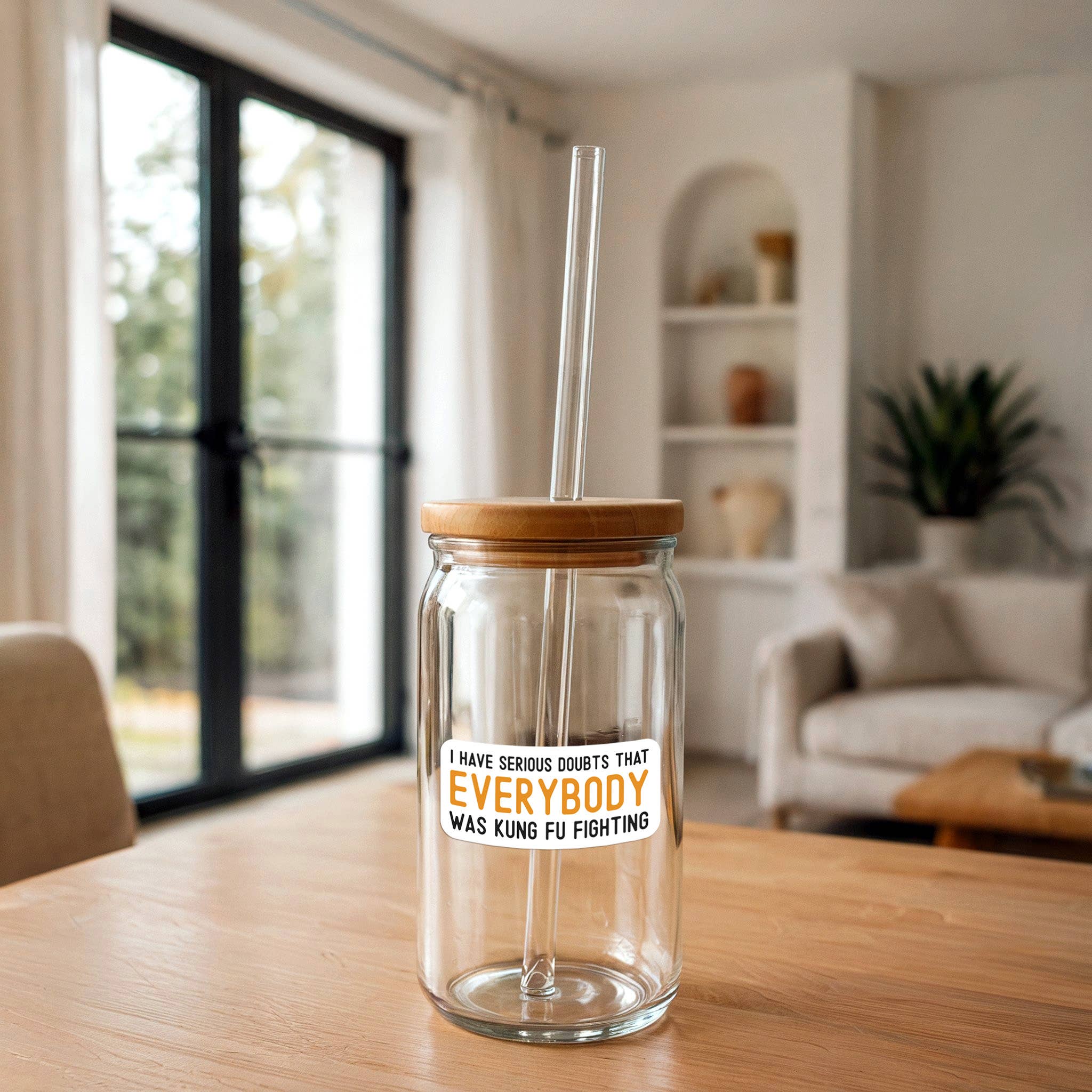 Missional Merch - Wholesale Sticker - Was Everybody Kung Fu Fighting? | Funny Sticker | Waterproof2