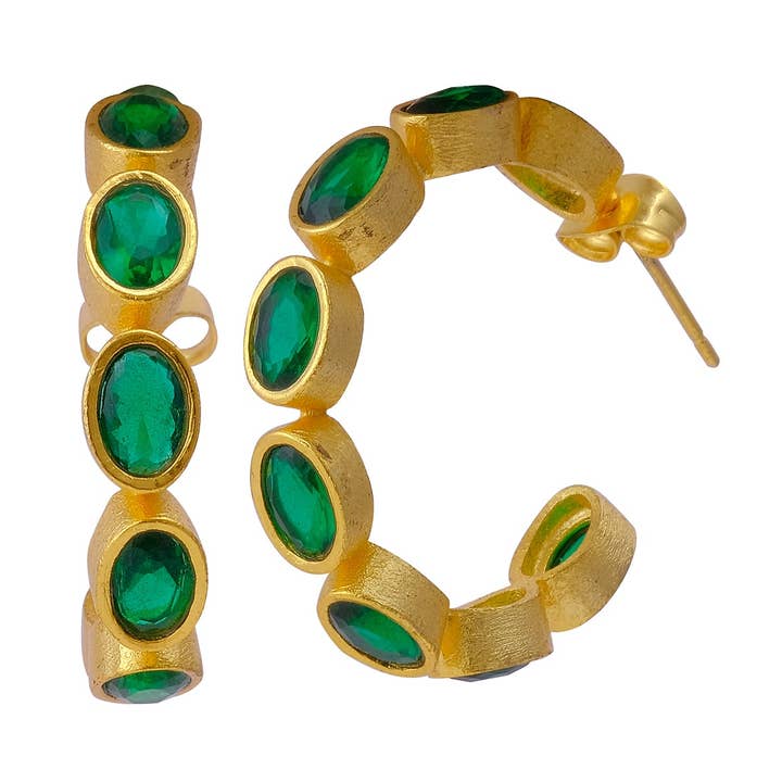 Lysende grønne stenringe for engroshandel hos Seher Sf