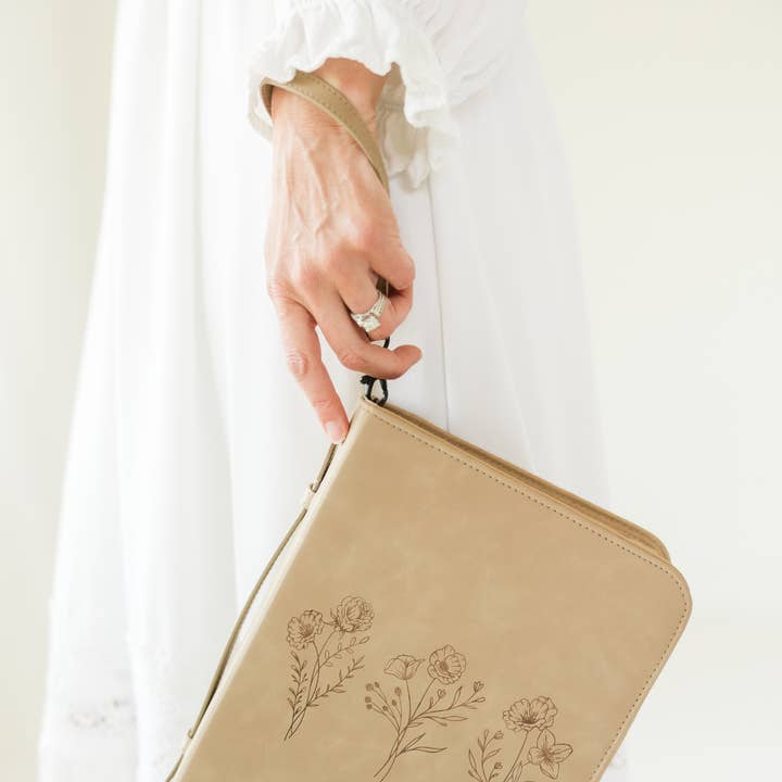 Ever, AJ - Wholesale Bible Cover - Bible Cover, Vegan Leather Bible Case, Trio Floral3