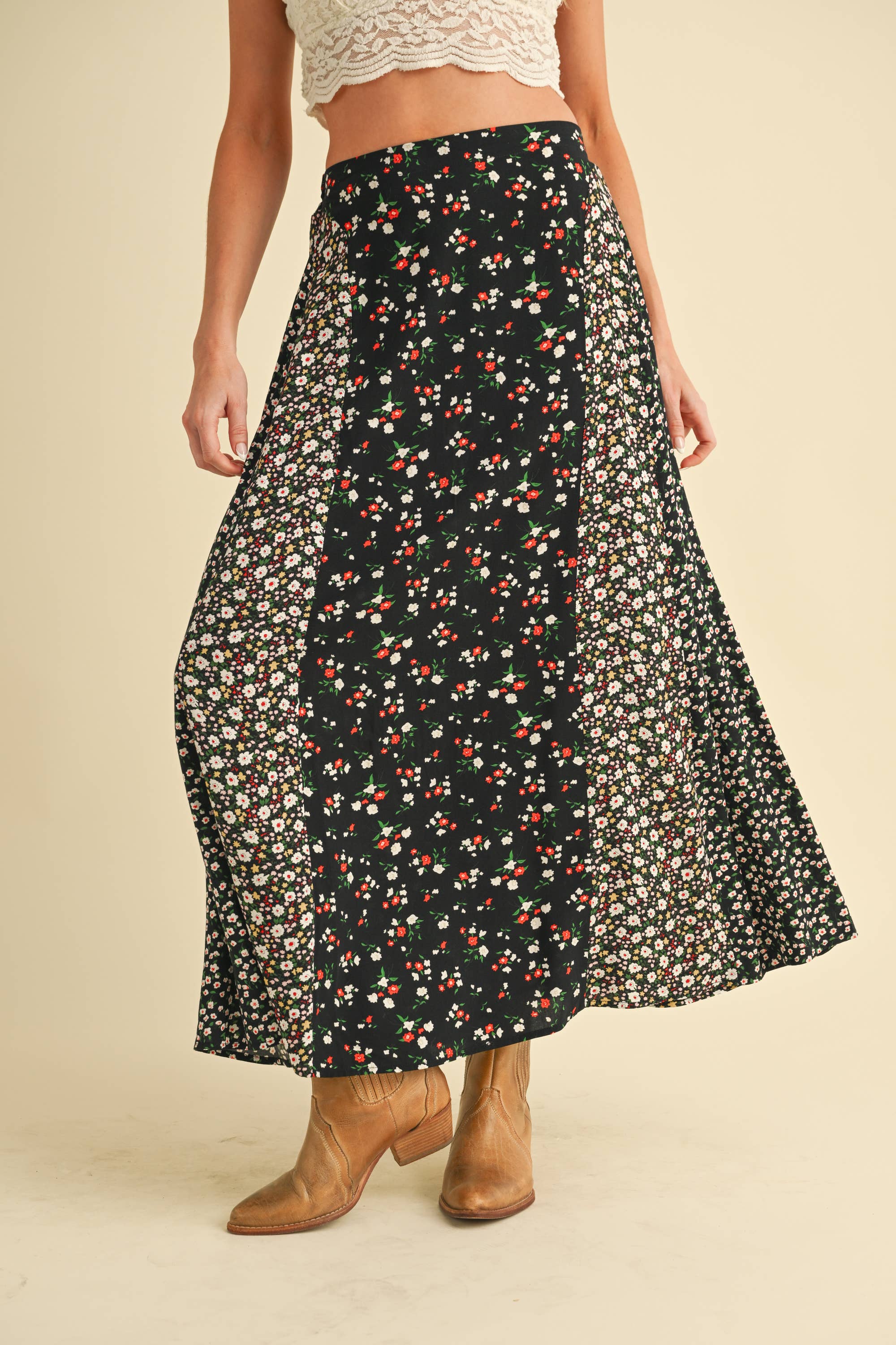 AEMI + CO - Wholesale Skirt - Women's - 745BK Melanie Skirt 153