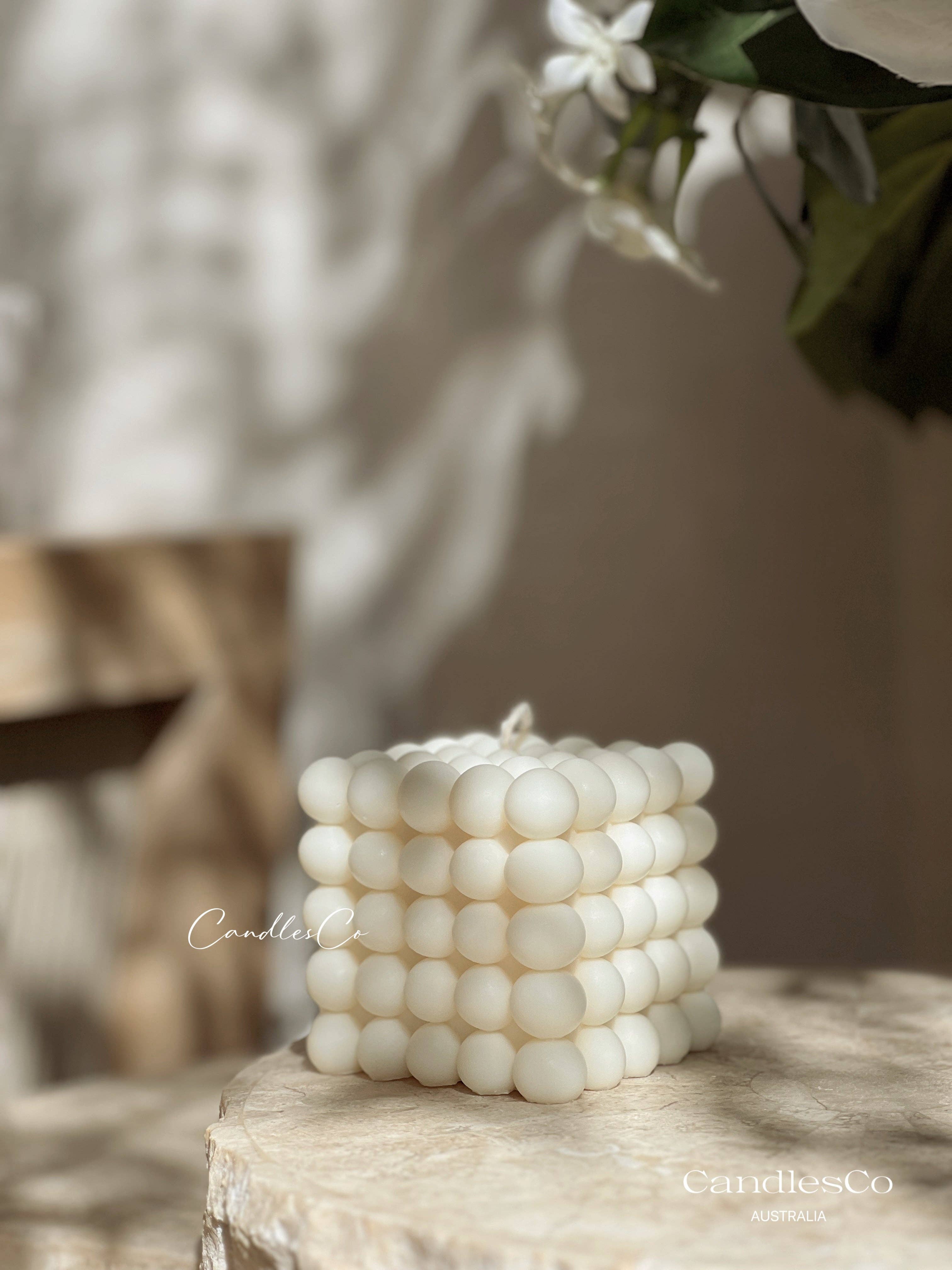 CandlesCo Australia - Wholesale Novelty candle - Medium Bubble Cube Candle