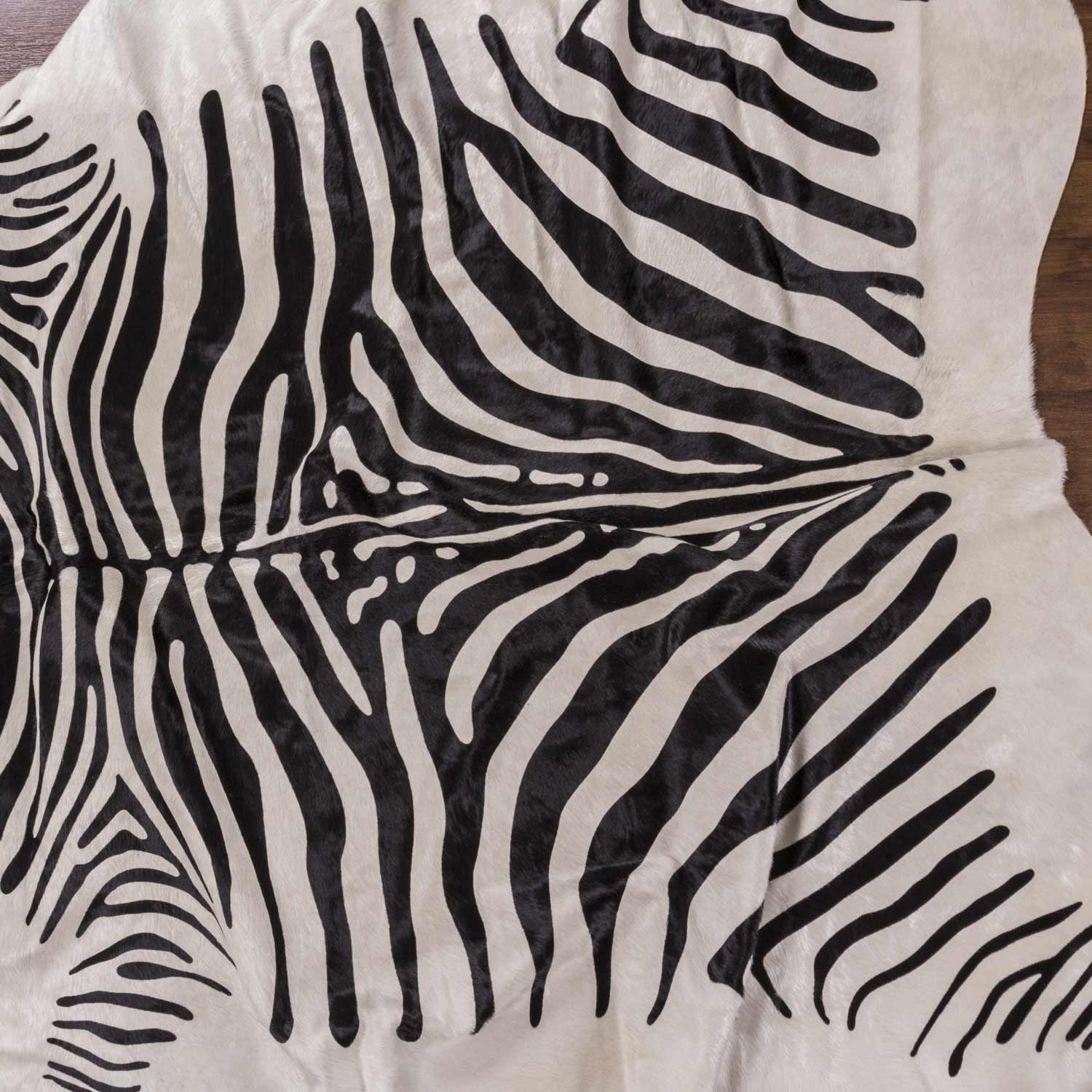 Rodeo - Wholesale Area Rug - Zebra printed cowhide rug11
