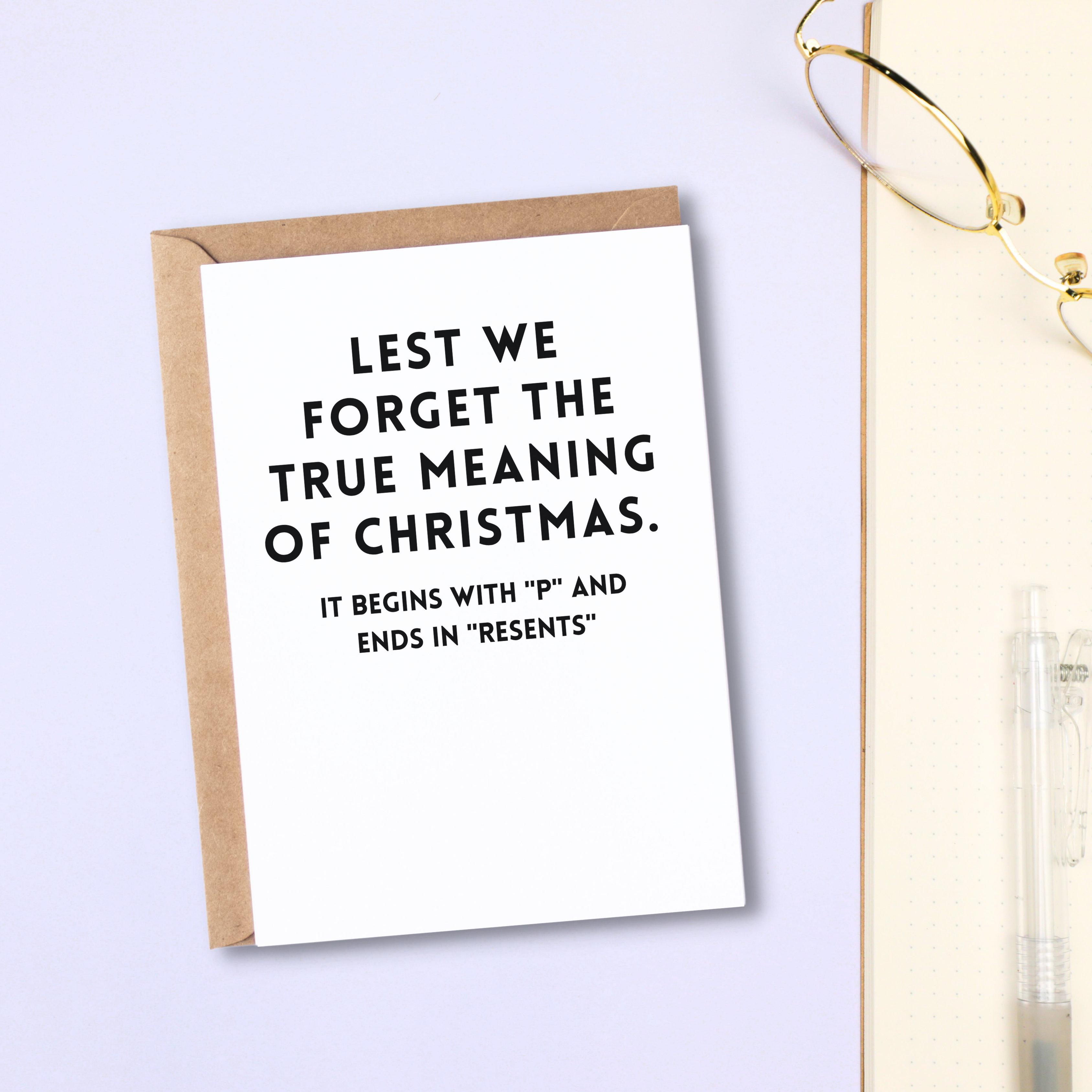 Simple Scribble - Wholesale Christmas Card - Lest We Forget The True Meaning Of Christmas1